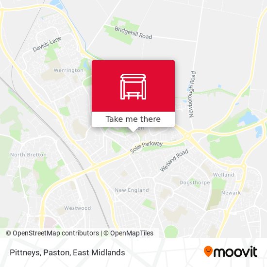 Pittneys, Paston map
