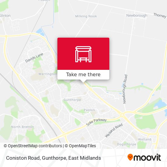 Coniston Road, Gunthorpe map