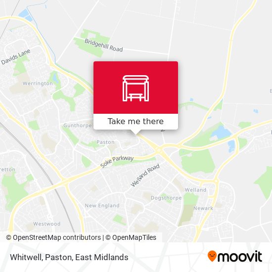 Whitwell, Paston map
