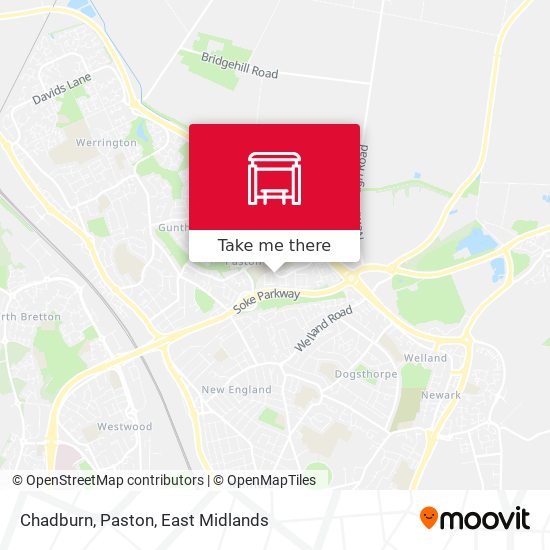 Chadburn, Paston map
