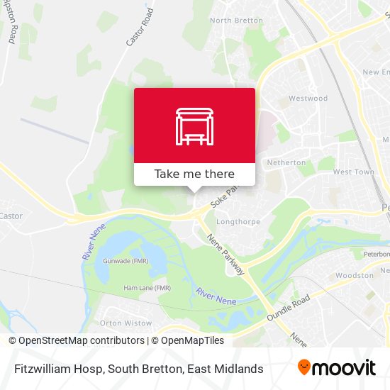 Fitzwilliam Hosp, South Bretton map