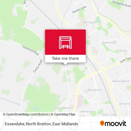 Essendyke, North Bretton map