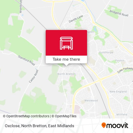 Oxclose, North Bretton map