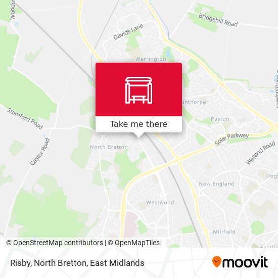 Risby, North Bretton map