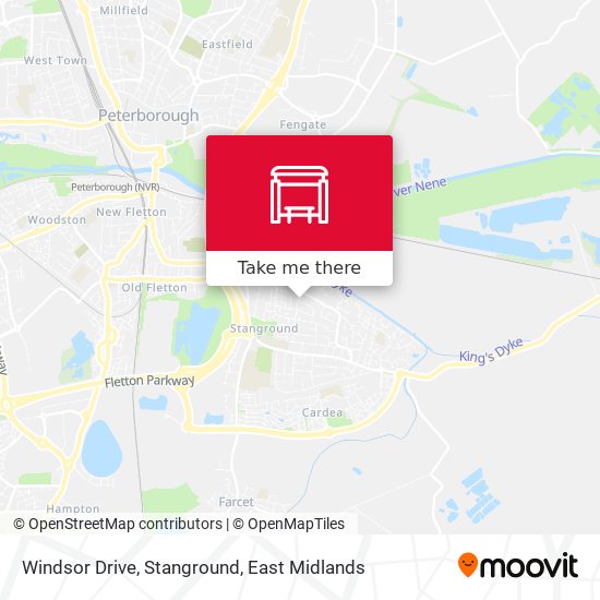 Windsor Drive, Stanground map