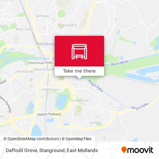 Daffodil Grove, Stanground map