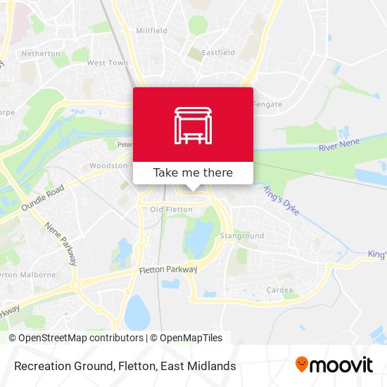 Recreation Ground, Fletton map