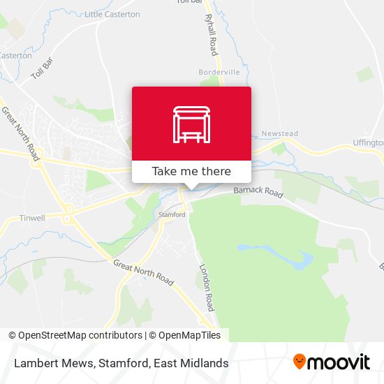 Lambert Mews, Stamford map