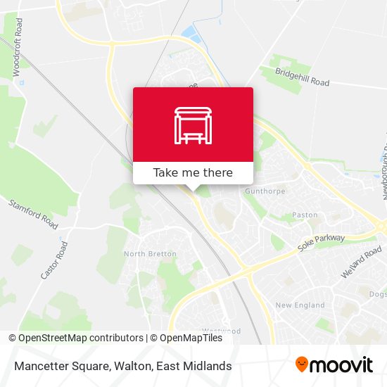 Mancetter Square, Walton map