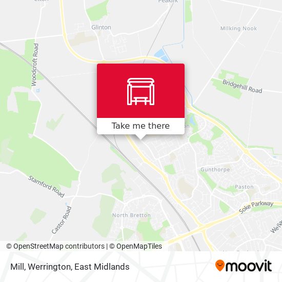 Mill, Werrington map