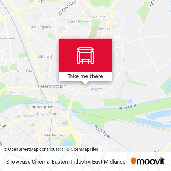 Showcase Cinema, Eastern Industry map