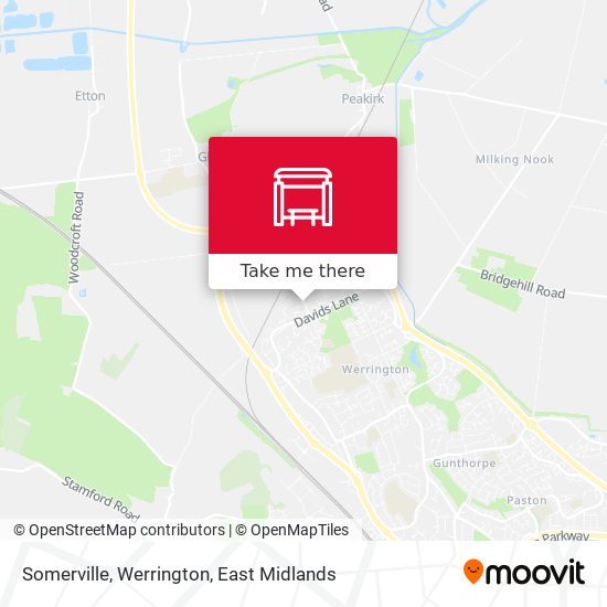 Somerville, Werrington map