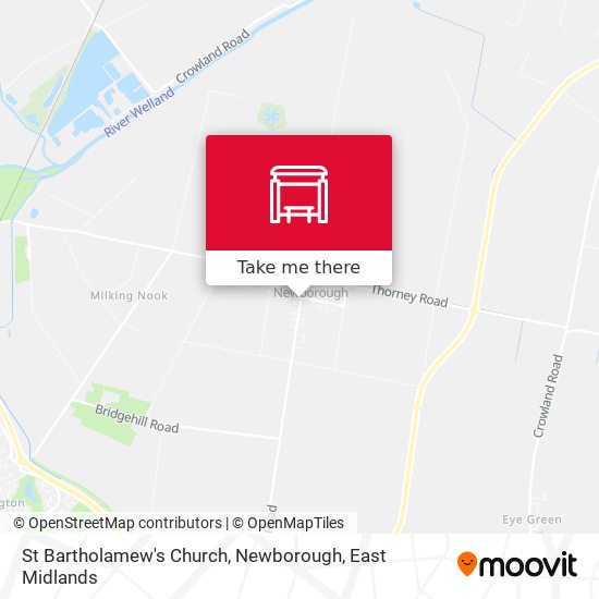 St Bartholamew's Church, Newborough map