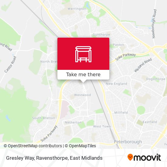 Gresley Way, Ravensthorpe map