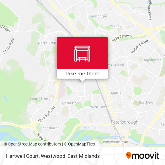 Hartwell Court, Westwood map