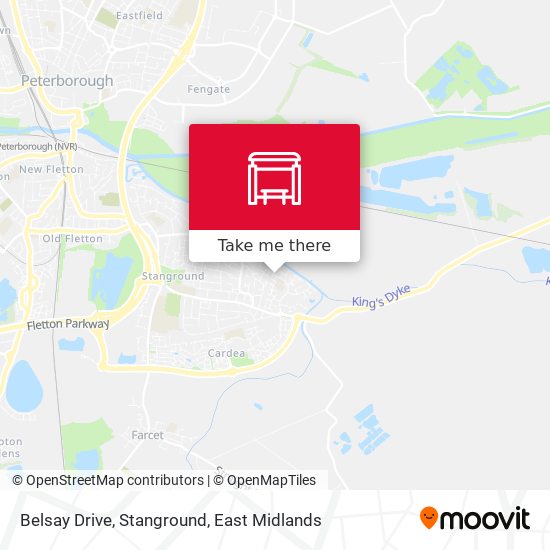 Belsay Drive, Stanground map