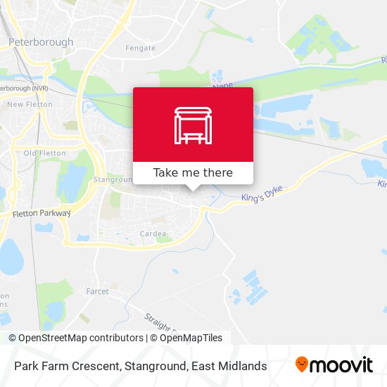Park Farm Crescent, Stanground map