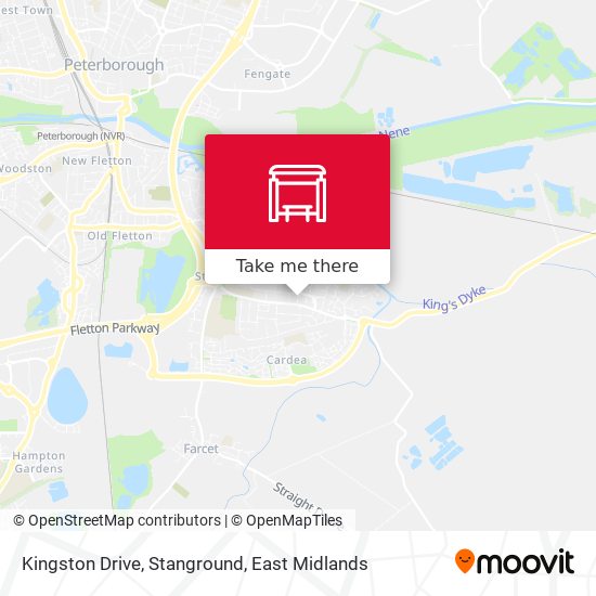 Kingston Drive, Stanground map