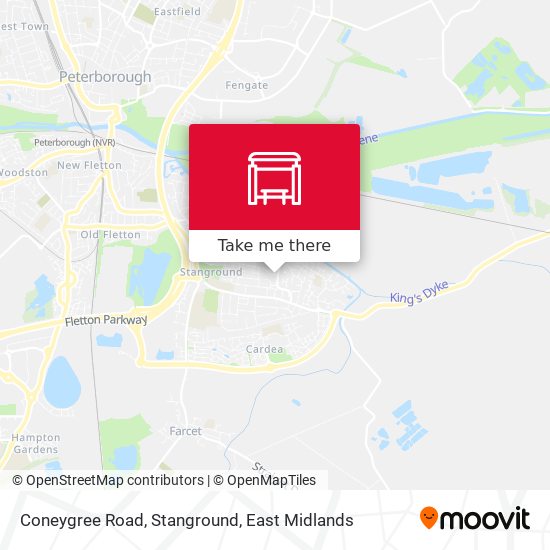 Coneygree Road, Stanground map