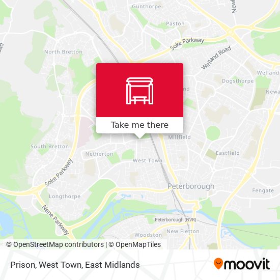 Prison, West Town map