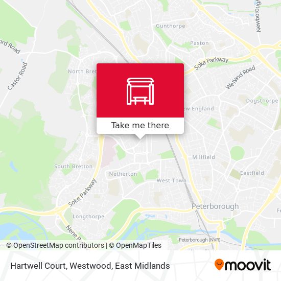 Hartwell Court, Westwood map