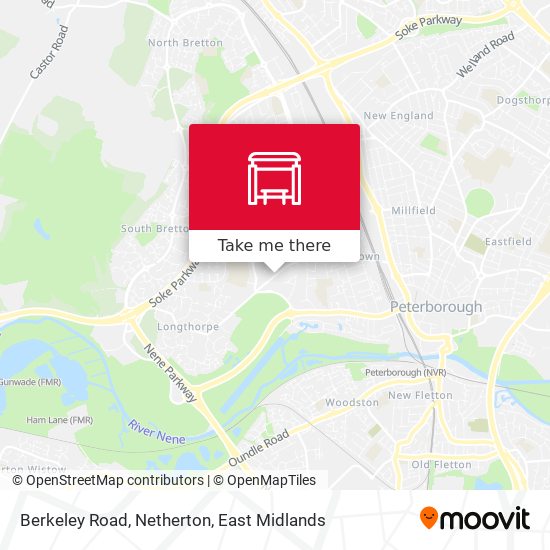 Berkeley Road, Netherton map