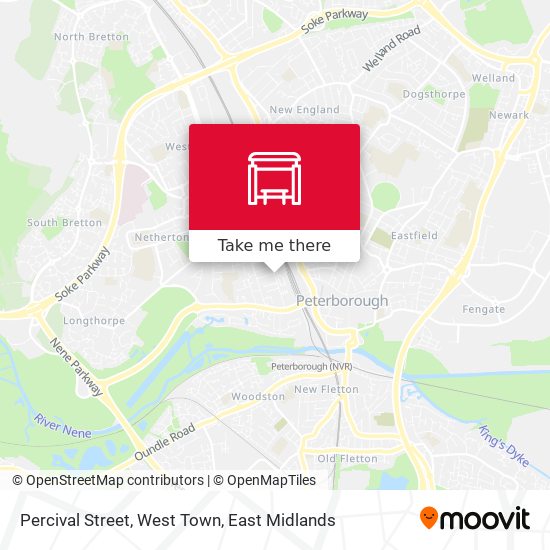 Percival Street, West Town map
