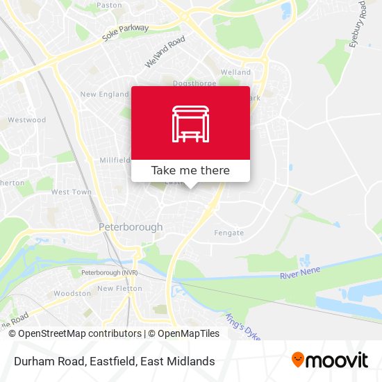 Durham Road, Eastfield map