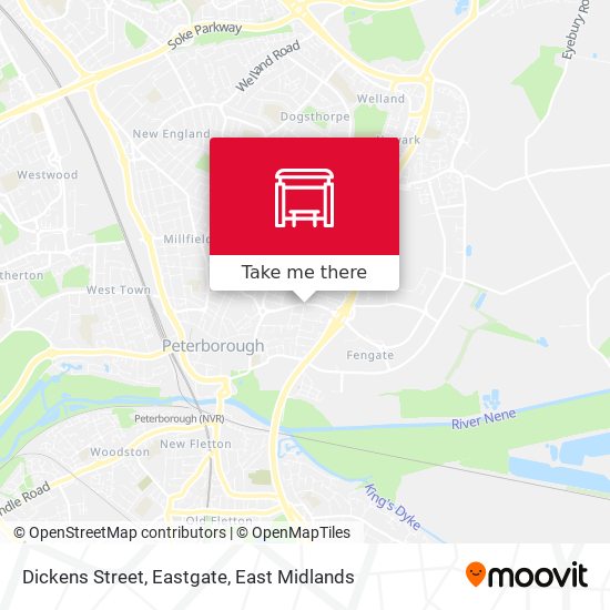 Dickens Street, Eastgate map