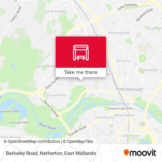 Berkeley Road, Netherton map
