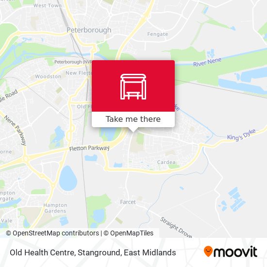 Old Health Centre, Stanground map