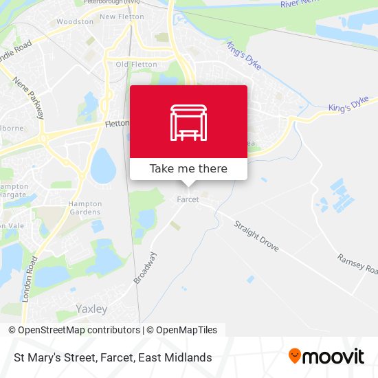 St Mary's Street, Farcet map