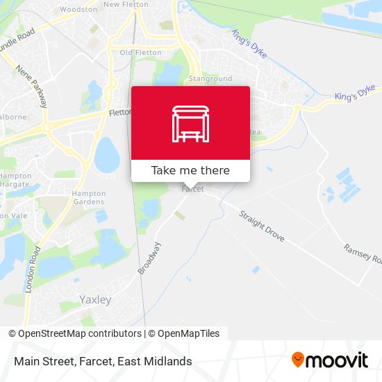 Main Street, Farcet map