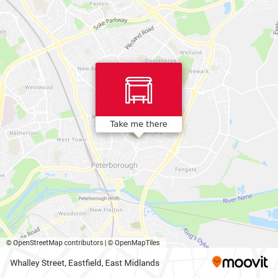 Whalley Street, Eastfield map