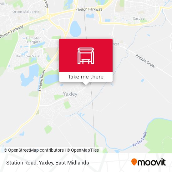 Station Road, Yaxley map