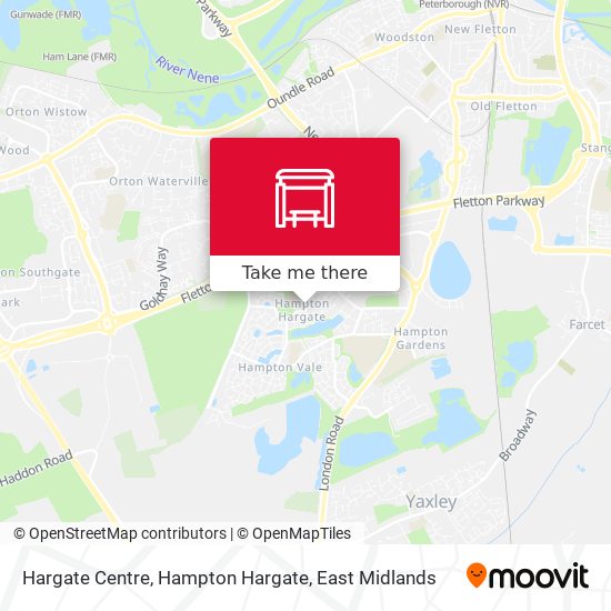 Hargate Centre, Hampton Hargate map