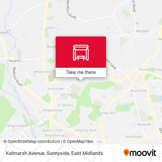 Kelmarsh Avenue, Sunnyside map