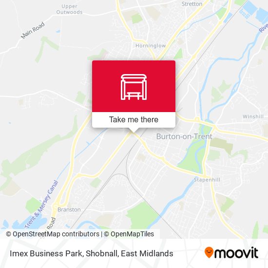 Imex Business Park, Shobnall map