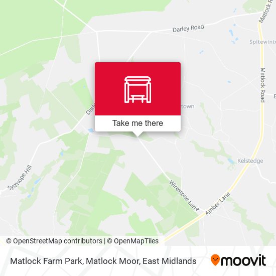 Matlock Farm Park, Matlock Moor map