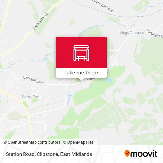 Station Road, Clipstone map