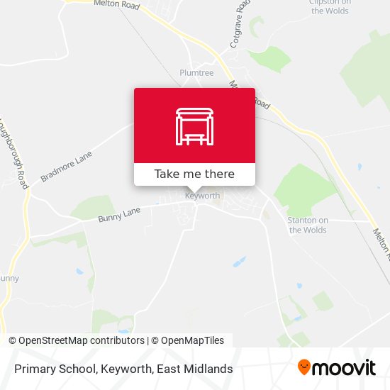 Primary School, Keyworth map