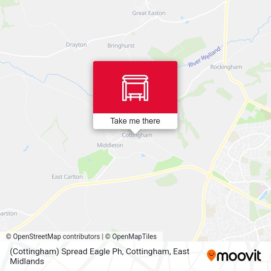 Spread Eagle Ph, Cottingham map