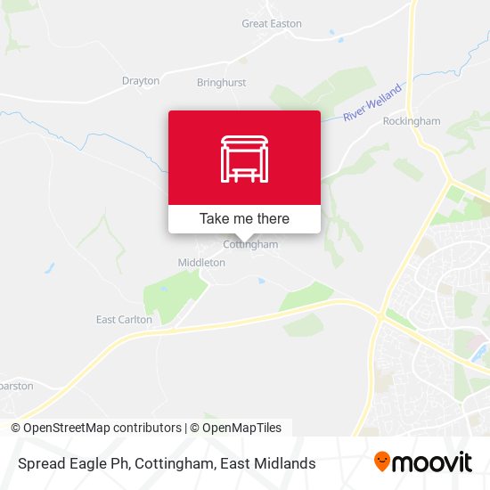 Spread Eagle Ph, Cottingham map