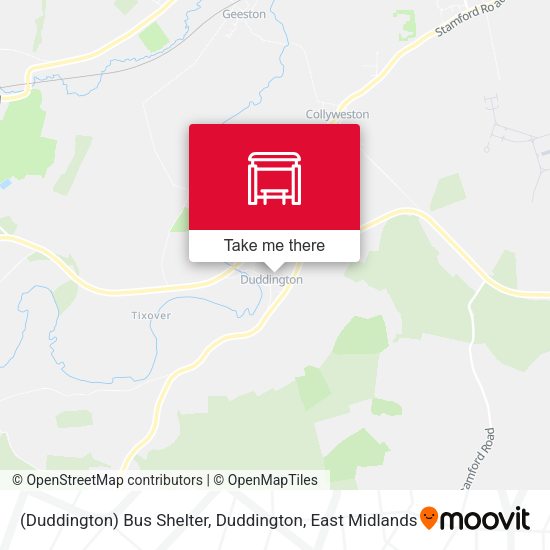 (Duddington) Bus Shelter, Duddington map