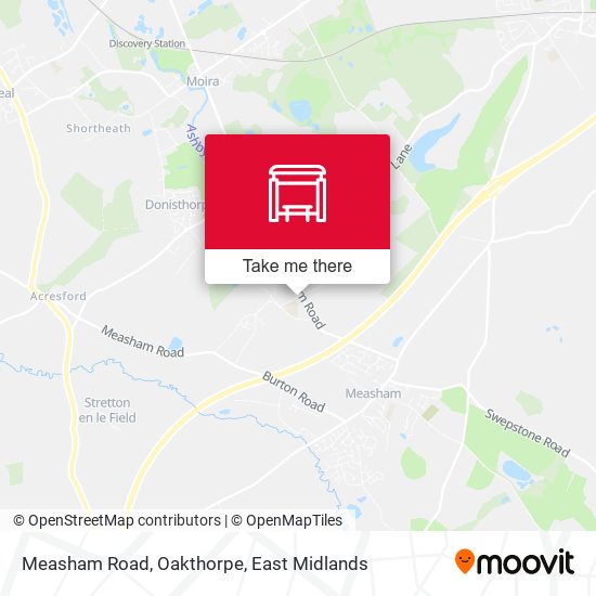 Measham Road, Oakthorpe map