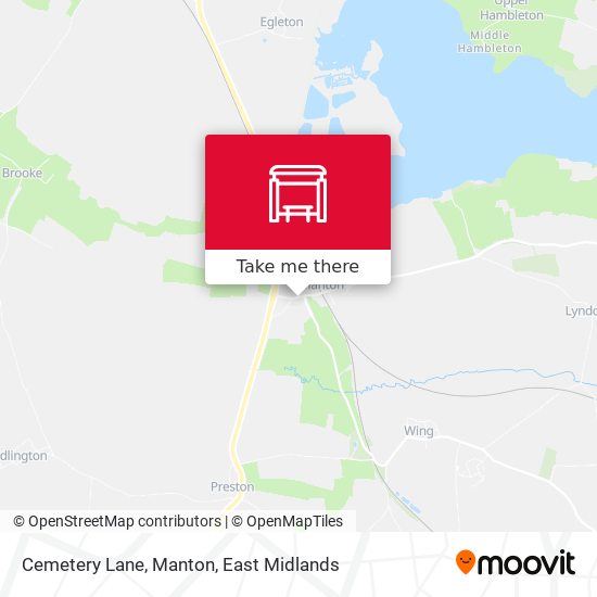 Cemetery Lane, Manton map
