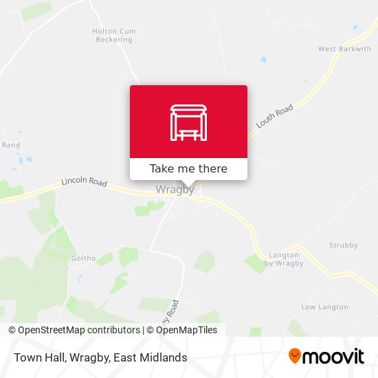 Town Hall, Wragby map