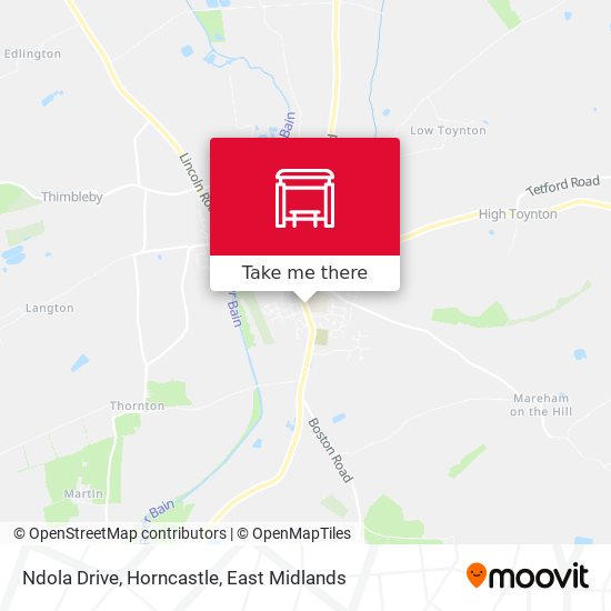 Ndola Drive, Horncastle map
