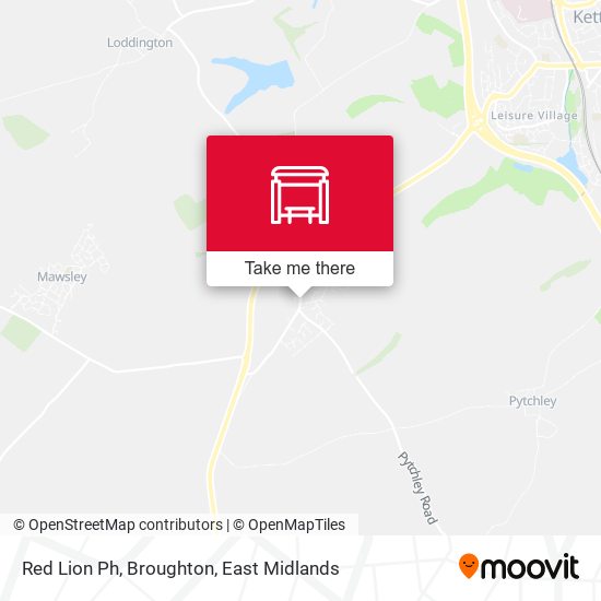 Red Lion Ph, Broughton map