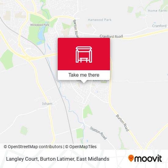 Langley Court, Burton Latimer map